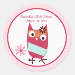 Autocollants personnalisés de faveur de baby showe