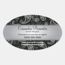 Autocollants promotionnels somptueux de Paisley