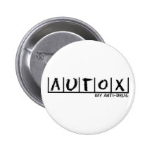Autocross Anti-Drug Pinback Buttons