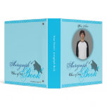 Autograph Graduation Book Binder Boy Blue