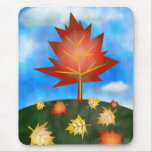 automne-arbre tapis de souris