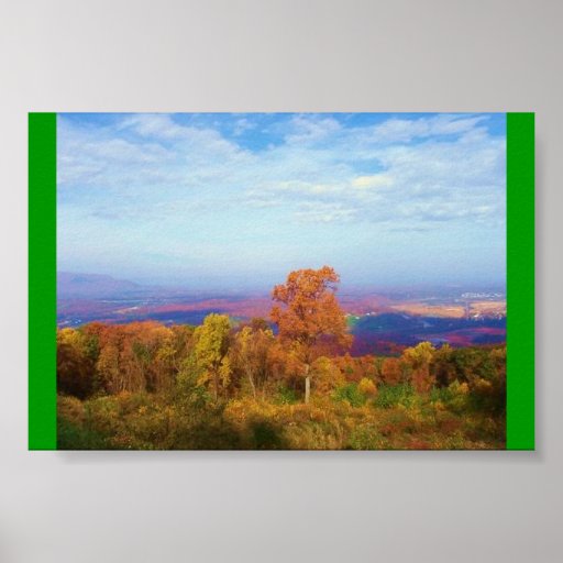 Automne d'entraînement d'horizon affiche