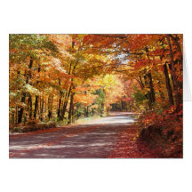 Automne du Michigan Carte De Vœux