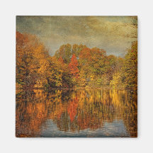 Automne - paysage - automne en Westfield - NJ Aimants