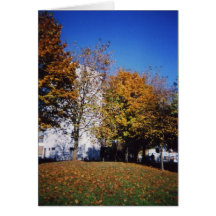 Automne vivant. carte de vœux
