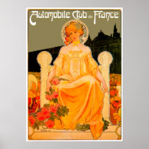 Automobile / Car Club ~ Vintage Auto Advertisement Poster