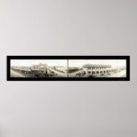 Automobile Road Race Photo 1909 Poster