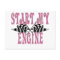 Automotive Racing Start My Engine