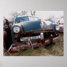 Automotive Ruin Poster
