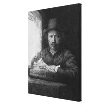 Autoportrait tout en dessinant, 1648 toiles tendues sur châssis