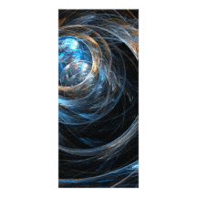 Autour de la carte de support d'art abstrait du mo motif pour double carte