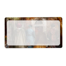 Autumn - A walk downtown Custom Shipping Labels