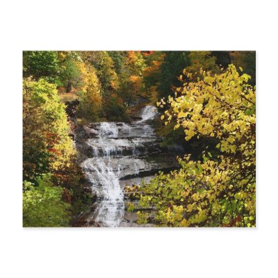 Autumn at Buttermilk Falls by Bebops
