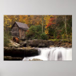 Autumn  At The Grist Mill  Print