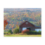 Autumn Barn and Hills Post Card