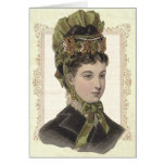 Autumn Beauty in a Fancy Hat Victorian Fashion