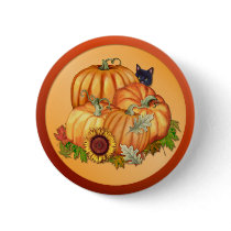 Autumn Bounty Pinback Buttons