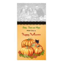 Autumn Bounty Customized Photo Card