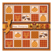 Autumn Bounty Invitation Square