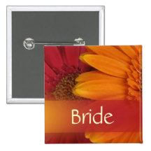 Autumn Bride Wedding Pin