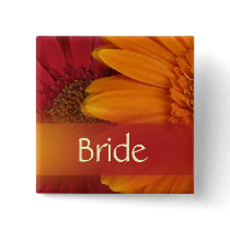 Autumn Bride Wedding Pin