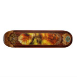 Autumn - By a little bridge - Painting Skate Deck