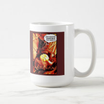 Autumn Cat 2, Humour Coffee Mug
