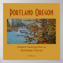 Autumn Circus, Sternwheel Rose Poster