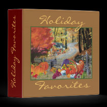 Autumn Collage binder binders