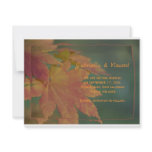 Autumn Colors Wedding Save the Date Annoucement Custom Announcement