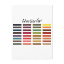 Autumn colour chart