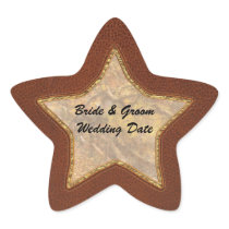 Autumn - Country roadside Star Stickers