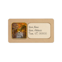 Autumn - Cranford, NJ - Exploring the unknown Address Label