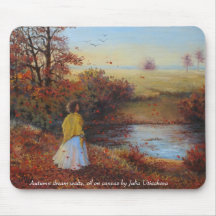Autumn dream-waltz mouse pad
