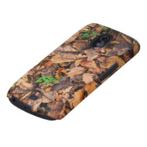 Autumn Dry Leaves and Green Clovers Galaxy Nexus Cases