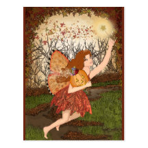 Autumn Fairy Post Cards