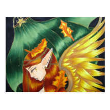 Autumn Fairy Postcard