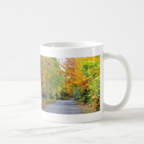 Autumn Fall Colours Road Quebec Canada Mug mugs