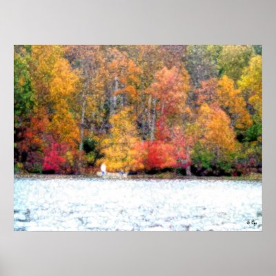 Autumn Fishing Posters by CyrScenes