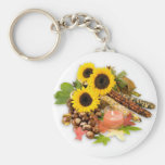 Autumn Floral Arangement Keychain
