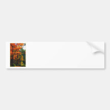 Autumn foliage bumper stickers