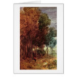 Autumn Forest By Wilhelm Busch Greeting Card