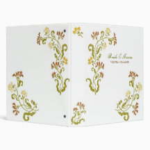 Autumn Garland Wedding Binder