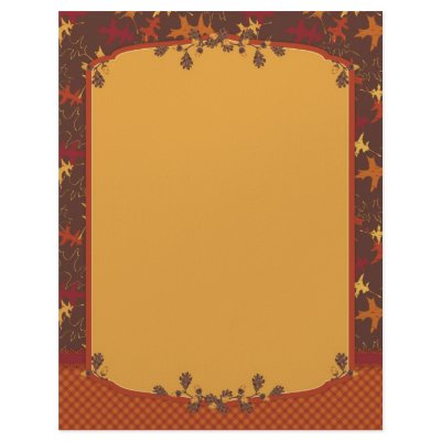 Autumn Glory Letterhead by holidayparade