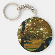 Autumn Glory yellow Keychain