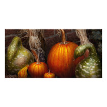 Autumn - Gourd - Family get together Photo Card