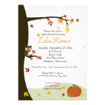 Autumn Halloween 5x7 Baby Shower Invite invitations