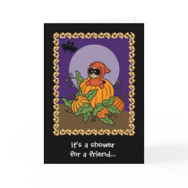 Autumn/Halloween Baby Shower Invitation