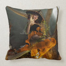 Autumn Hallowe's eve American MoJo Pillow