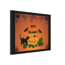 autumn, Happy Halloween ! Canvas Prints